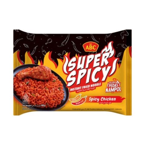 Mi Abc Fried Instant Noodle Spicy Chicken 4 Pieces
