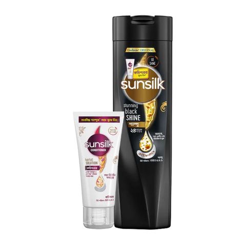 Sunsilk Stunning Black Shine Shampoo, 340ml