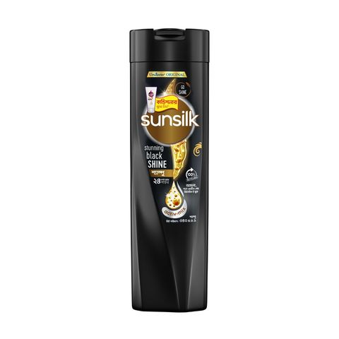 Sunsilk Stunning Black Shine Shampoo, 340ml