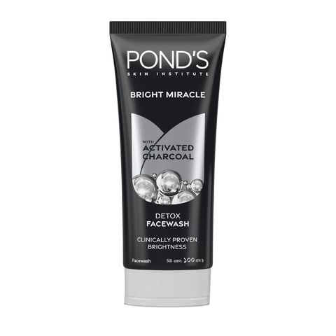 Pond's Bright Miracle With Activated Charcoal Detox Face Wash 50g