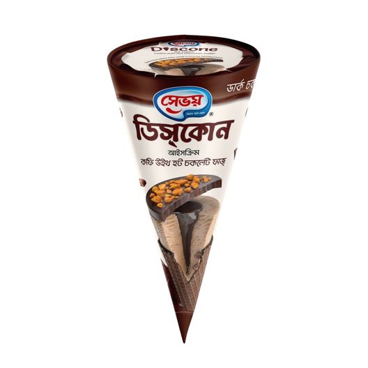 Savoy Discone Ice Cream Coffee With Chocolate Fudge 110ml