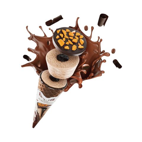 Savoy Discone Ice Cream Coffee with Hot Chocolate Fudge 110ml