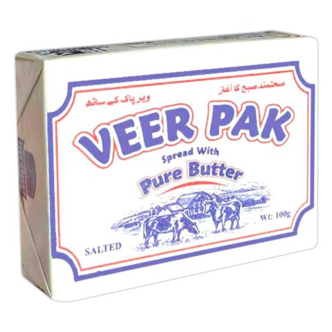 Veer Pak Pure Salted Butter 100g