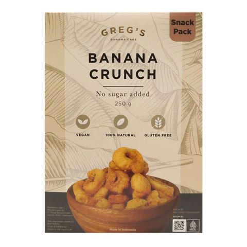 Greg's Banana Crunch Snack Pack 250g