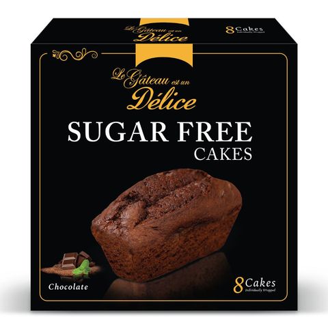 Le Gateau Est Un Delice Sugar Free Cakes Chocolate 8 x 23g