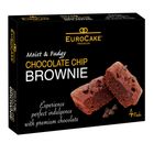 Eurocake Premium Chocolate Chip Brownie 4 x 40g