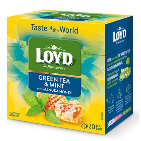 Loyd Green Tea & Mint with Manuka Honey 20 x 1.7g