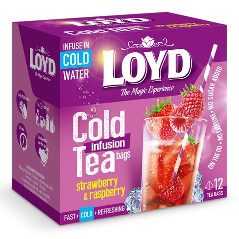 Loyd Cold Infusion Strawberry & Raspberry 12 x 2.5g