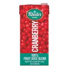 Rhodes 100% Fruit Juice Cranberry 1L