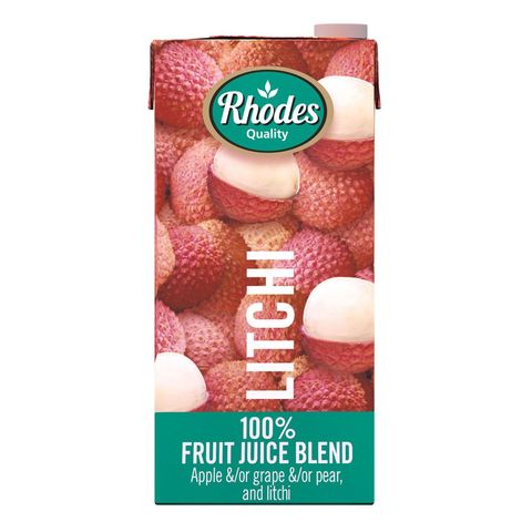Rhodes 100% Fruit Juice Litchi 1L