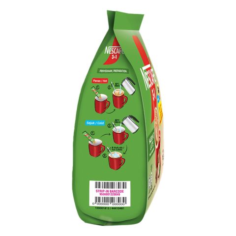 Nescafe 3 in 1 Hazelnut Latte Coffee 15 Pieces 345g 