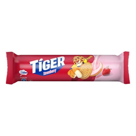 Tiger Biscuits Golden Strawberry 105g