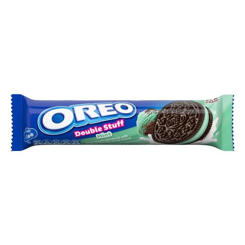 Oreo Double Stuff Choco Mint Sandwich Cookies 124.6g