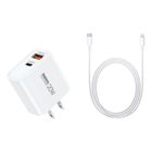 01050283W Remax - RP- U120 C-L 20W Cable Set for Type-C To iPhone (1M) (1USB+1Type- C) 1 Piece