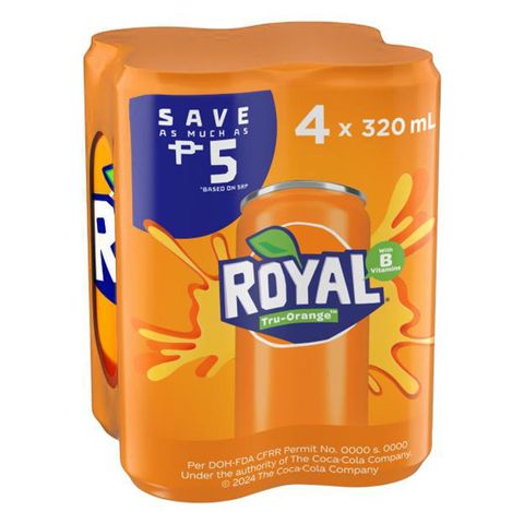 Royal Tru-orange (Buy 4 Save P5) 4 x 320ml