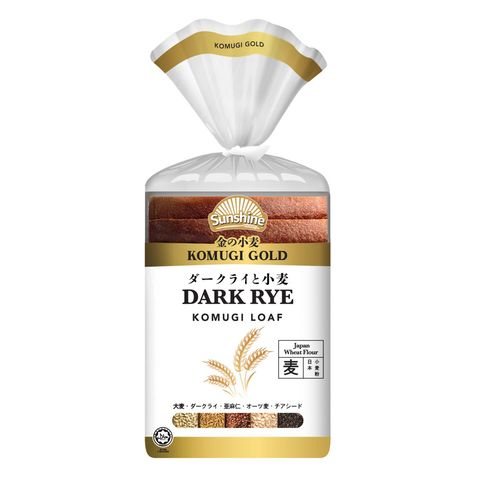 Sunshine Komugi Gold Dark Rye Komugi Loaf 400g