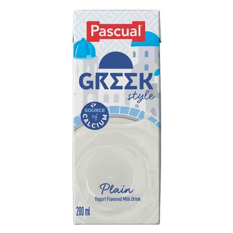 Pascual Greek Style Plain Yogurt Drink Tetra 200ml
