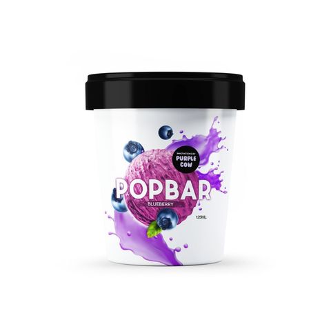 Pop Bar Blueberry Ice Cream 125 ml