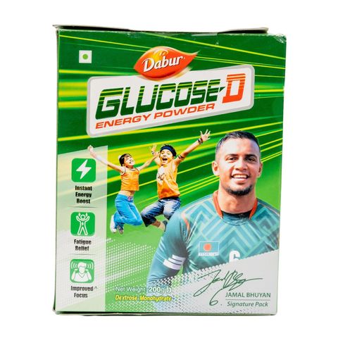 Dabur Glucose D Energy Powder Juicy Orange Flavour 400g