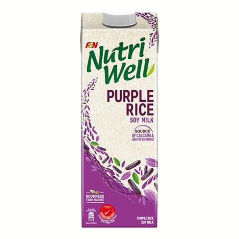 Nutriwell Purple Rice Soy Milk UHT 1L