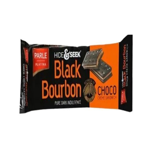 Parle Hibe & Seek Black Bourbon Choco Cream Sandwich Biscuit 6 Pack 30g 