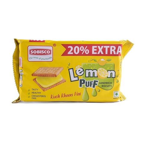 Sobisco Lemon Puff Biscuit 30g 8 Packets
