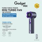 Gadget Mix Diginut CL-80 Mini Turbo Handheld Fan Grey 1 Unit