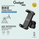 Gadget Mix Diginut CH-30 Bike Phone Holder Black 1 Unit