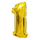 Foil Number 1 Flat Pack Gold (16-inch) 1 Piece