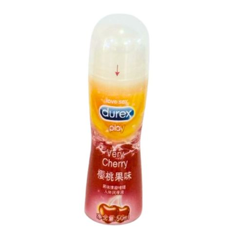 Durex Water Based Lube Cherry Flavored Lubricant Gel for Men & Women 50ml
