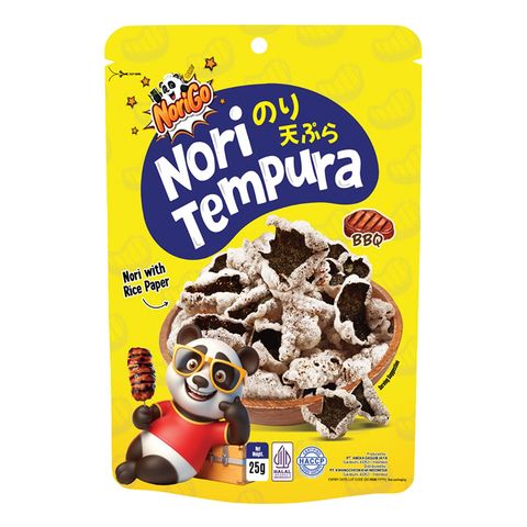 Norigo Nori Tempura Seaweed Snack BBQ 25g