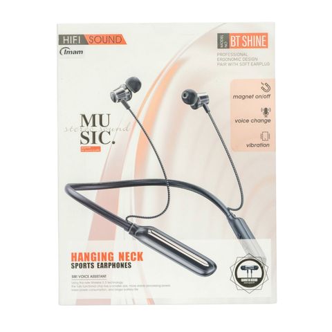 Imam Hanging Neck Sports Earphone Model-bt Shine Assorted 1 Piece