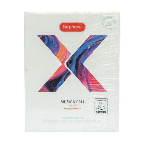 Earphone X Wired With Lighting Plug Ios 1 Piece