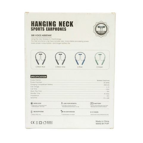 Imam Hanging Neck Sports Earphone Model-bt Shine Assorted 1 Piece