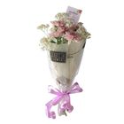 Zerritta Flowers One Pink chrysanthemums with Baby's Breath 1 Unit