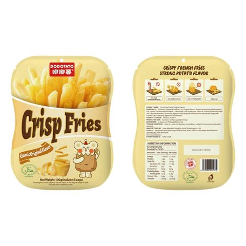 Dodotato Crisp Fries Classic Original Flavor 100g