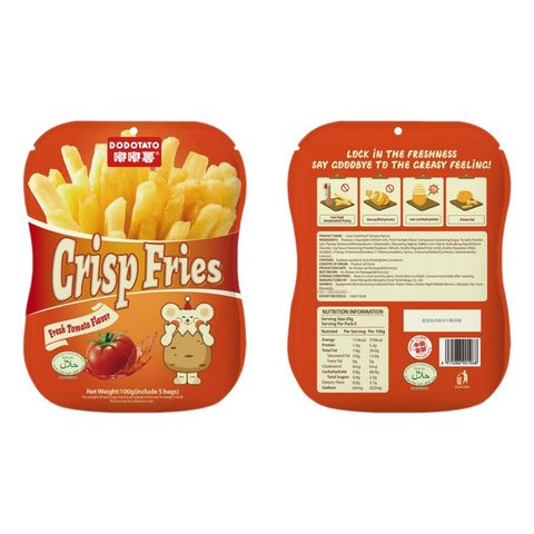 Dodotato Crisp Fries Fresh Tomato Flavor 100g