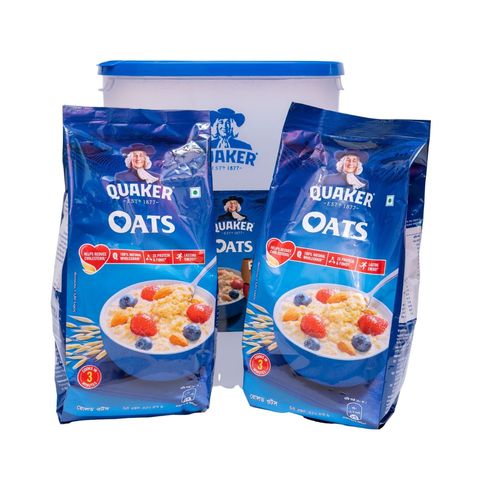 Buy 2 Quaker Oats 450g & Get Free Easy Pour Jar 1 Piece