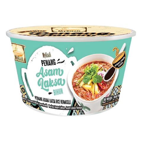 Mykuali Penang Asam Laksa Bihun Soup Bowl 105g
