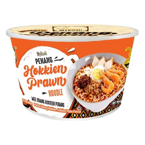 Mykuali Penang Hokkien Prawn Noodle Bowl 110g