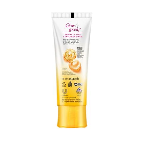 Glow & Lovely Bright Serum Sunscreen UV Duo (SPF 50) 50g