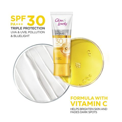 Glow & Lovely Bright Serum Sunscreen UV Duo (SPF 30) 50g
