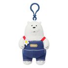 We Bare Bears Camping Day Collection Figure Plush Pendant Ice Bear 1 Piece