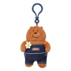 We Bare Bears Camping Day Collection Figure Plush Pendant Grizz 1 Piece
