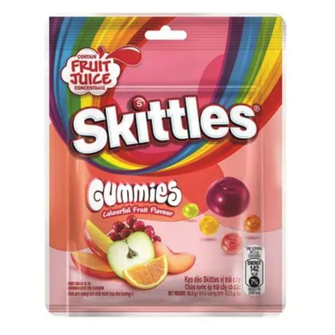 Skittles Gummies Colorful Fruit 42.5g