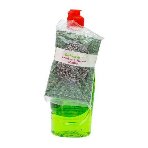 Buy Rok Dishwash Liquid 500ml & Get Free Scrubber And Scourer 1 Piece