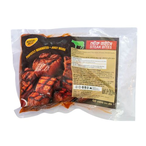 Bengal Meat Marinated Steak Bites Marinated 200g