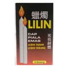 Cap Piala Emas Lilin (7.5 Inches) 6 Pieces - 0021