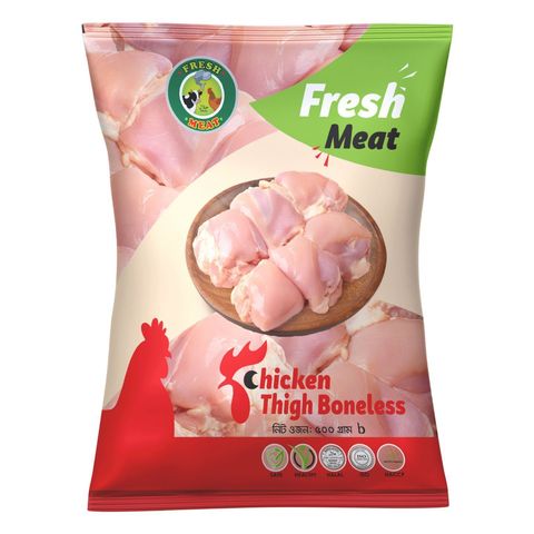 Fresh Meat Broiler Chicken Thigh Boneless 6-9 Pieces 500g +/-5g