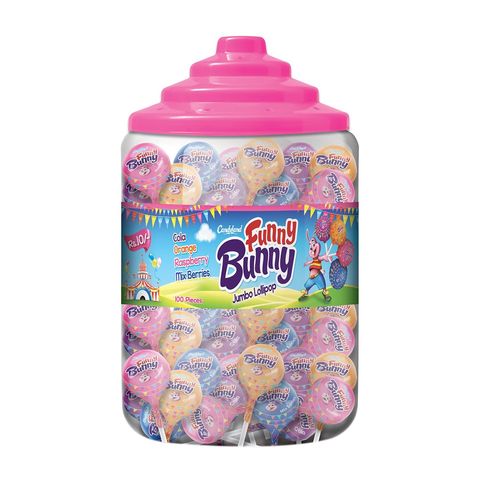 Candyland Funny Bunny Jar 100 Pieces